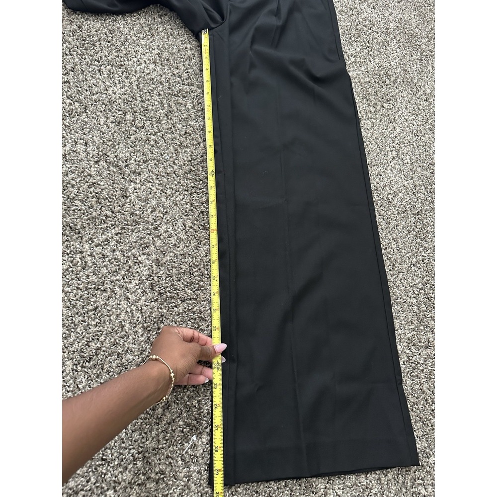 Madewell The Harlow Superwide-Leg Trouser Black Size 2 Pleated High Rise - Picture 10 of 12